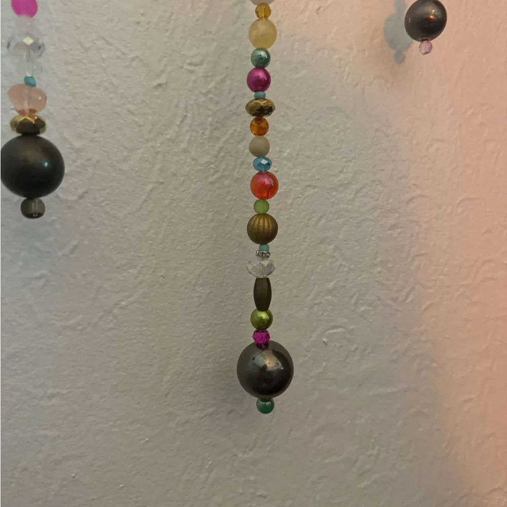 Colorful Beaded Wall Hanging Decor - Picture 3 of 4